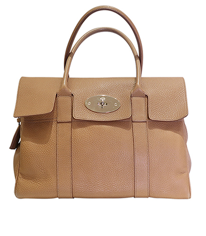 Pocket Bayswater M, &pound;320, Handbags, Tan, Leather, Front view